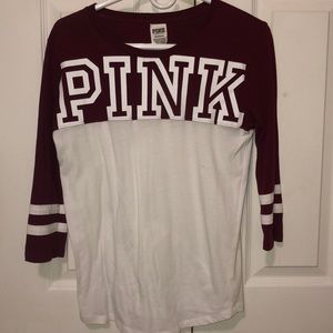 Pink Quarter Sleeve Shirt